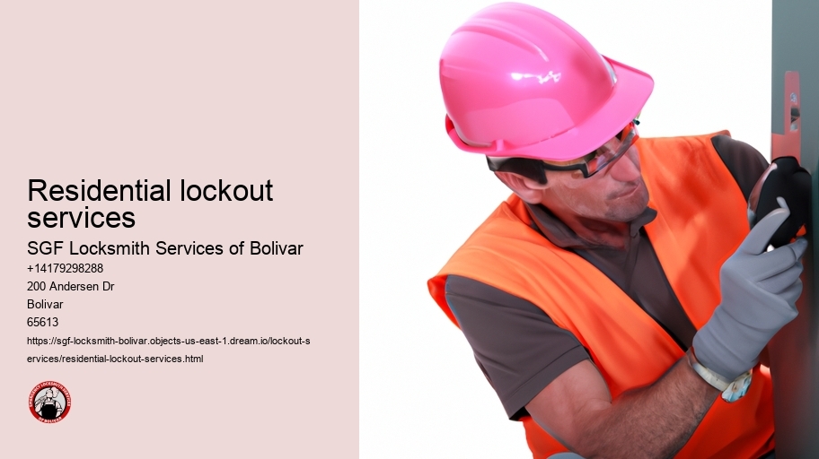 Residential lockout services